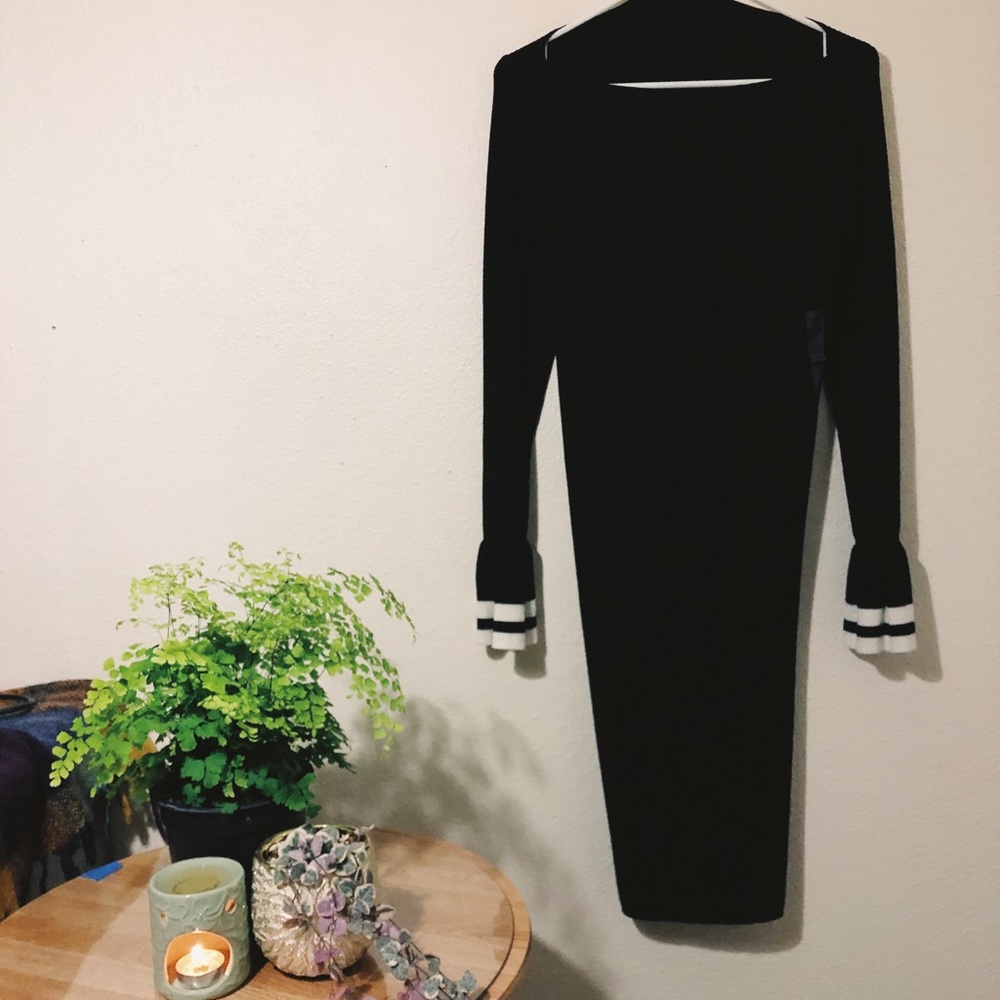 *nwt** Ralph Lauren black midi dress